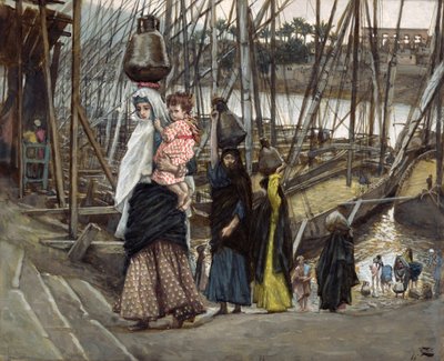 滞在エジプト、エジプト、キリストの生涯のイラスト、1886-94年（板紙にトイレとガッシュ） 作： James Jacques Joseph Tissot