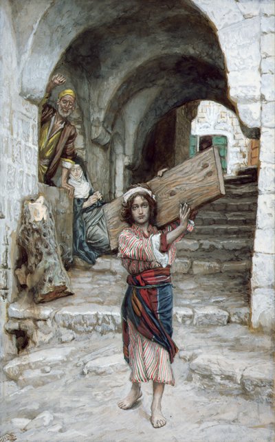 イエスの青春、キリストの生涯の挿絵、1886-94年（板紙にトイレとガッシュ） 作： James Jacques Joseph Tissot