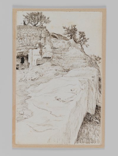ヒンノムの谷の墓、主イエス・キリストの生涯のイラスト 作： James Jacques Joseph Tissot