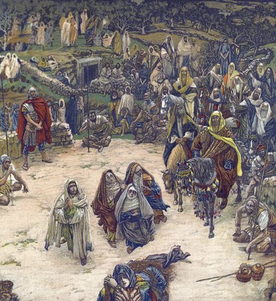 What Our Lord Saw from the Cross - What Our Saviour Saw from the Cross - from the "The Life of Our Lord Jesus Christ" - 1899 by James Tissot - The Life of Our Lord Jesus Christ, by Jacques Joseph (Jacques Joseph) Tissot dit James Tissot (1836-1902) 作： James Jacques Joseph Tissot