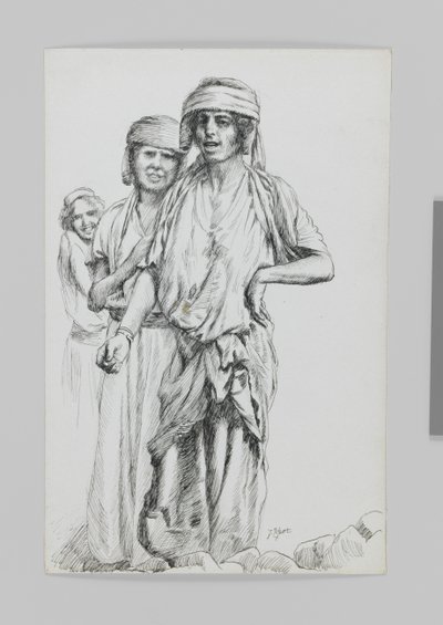 サマリアのゲバの女性、主イエス・キリストの生涯のイラスト 作： James Jacques Joseph Tissot