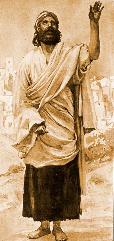 ホセアby Jジェームスティソ-聖書 作： James Jacques Joseph after Tissot