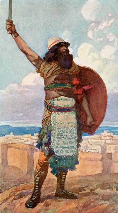 Othniel by J James Tissot-聖書 作： James Jacques Joseph after Tissot