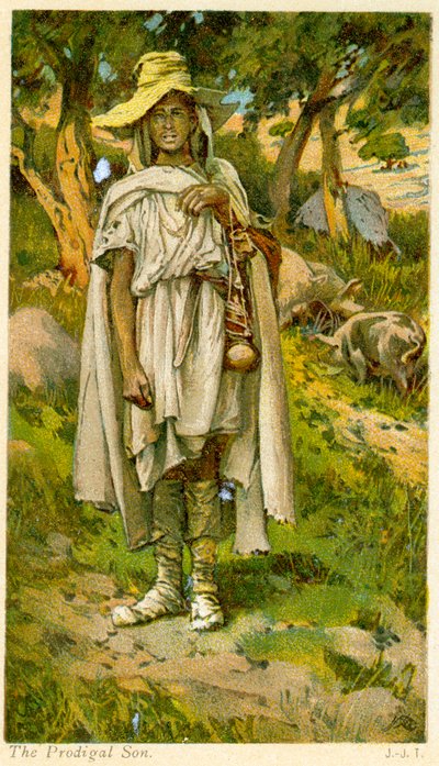 放蕩息子-聖書 作： James Jacques Joseph after Tissot