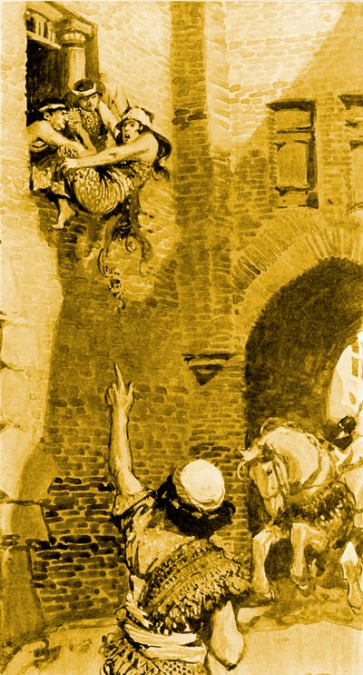 Jジェームズティソによるイゼベルの死-聖書 作： James Jacques Joseph after Tissot