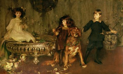 ジョンマナー卿、ハドン卿、マージョリーマナー夫人 作： James Jebusa Shannon