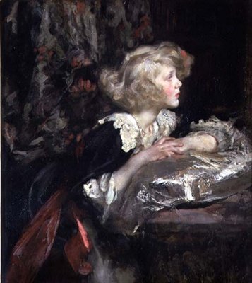 レディダイアナマナーズの肖像、後にレディダイアナクーパー 作： James Jebusa Shannon