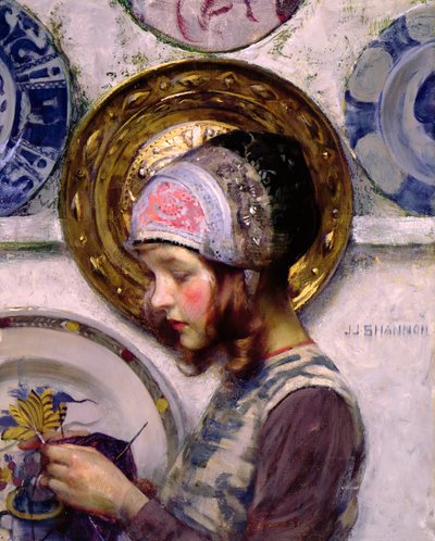 パープルストッキング 作： James Jebusa Shannon