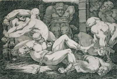飢饉の塔、18世紀のウゴリーノと彼の息子 作： James Jefferys