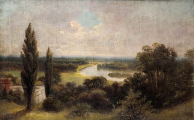 リッチモンドヒルの上からハム畑を見下ろす 作： James Lewis