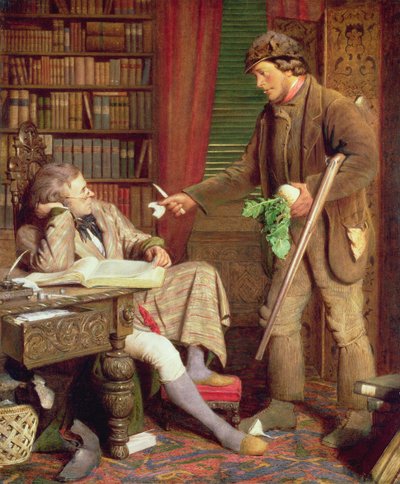 大地主とゲームキーパーまたはデミュラー、1860年頃 作： James Lobley