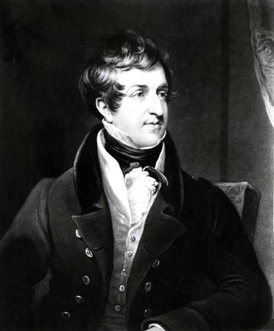 ジョンカムホブハウス、チャールズターナー作のプリント、1834年（メゾティント） 作： James Lonsdale