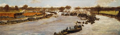 オックスフォードとケンブリッジのボートレース、1879、1880 作： James Macbeth