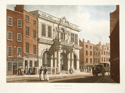 トールセル、ダブリン、1798年（手描きの彫刻） 作： James Malton
