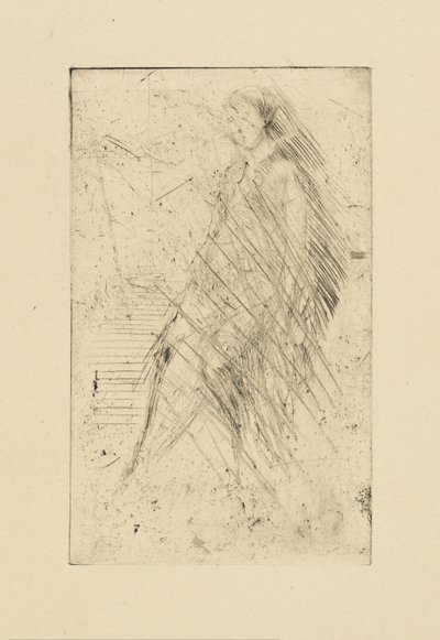 [76] ウィスラーによるキャンセルされたプレートからの印象 - 休憩 作： James Abbott McNeill Whistler