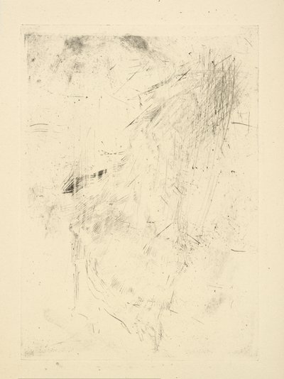 [76] ウィスラーのキャンセルされたプレートからの印象 - [着席図?] 作： James Abbott McNeill Whistler