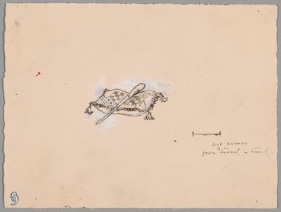 クッションの上のクラブ 作： James McNeill Whistler