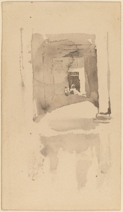 アジャクシオの玄関口 作： James Abbott McNeill Whistler
