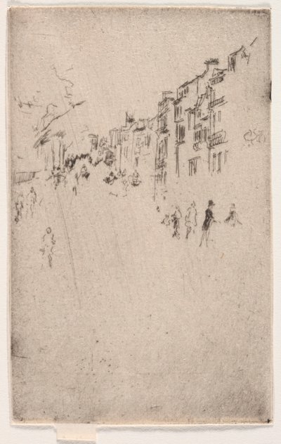 ピカデリーの断片 作： James McNeill Whistler