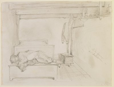 マラドリーの農場にて 作： James Abbott McNeill Whistler
