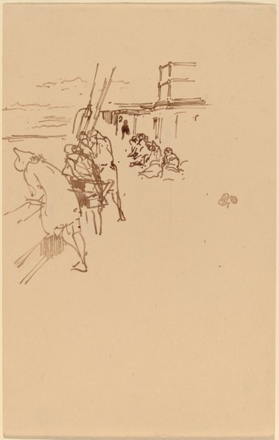 海で 作： James Abbott McNeill Whistler