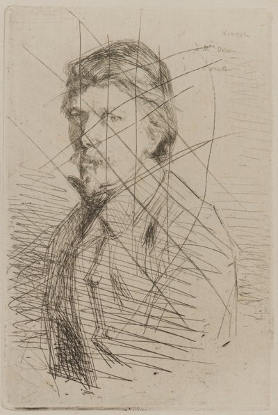 オーギュスト・デラートル 作： James Abbott McNeill Whistler