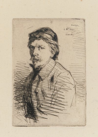 オーギュスト・デラートル 作： James Abbott McNeill Whistler