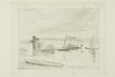 バタシー ドーン (カドガン ピア) 作： James Abbott McNeill Whistler