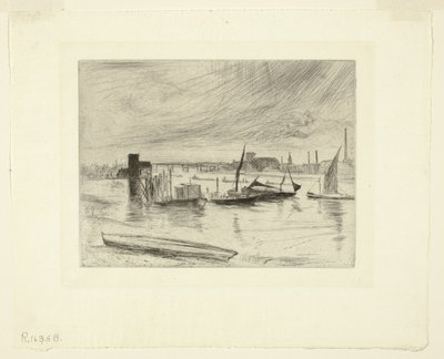 バタシー ドーン (カドガン ピア) 作： James Abbott McNeill Whistler