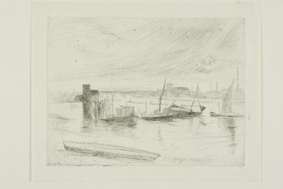 バタシー ドーン (カドガン ピア) 作： James Abbott McNeill Whistler