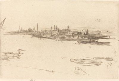 バタシー: ドーン 作： James Abbott McNeill Whistler