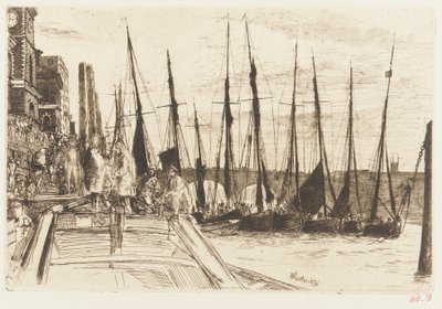 ビリングスゲート 作： James Abbott McNeill Whistler