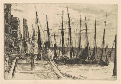 ビリングスゲート 作： James Abbott McNeill Whistler