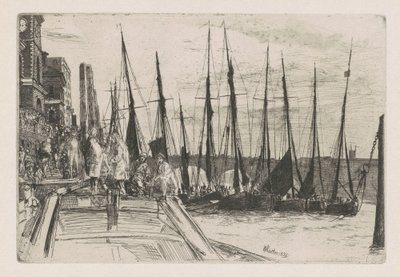 ビリングスゲート 作： James Abbott McNeill Whistler