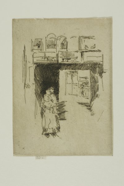 バードショップ - セブンダイアル 作： James Abbott McNeill Whistler
