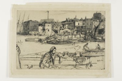 ブラック ライオン ワーフ 作： James Abbott McNeill Whistler
