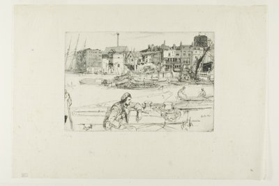 ブラック・ライオン埠頭 作： James McNeill Whistler