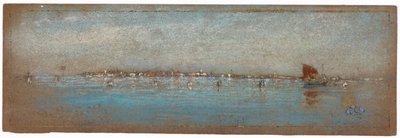 青と銀—島々、ベニス 作： James Abbott McNeill Whistler
