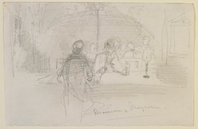 マインツの醸造所 作： James Abbott McNeill Whistler