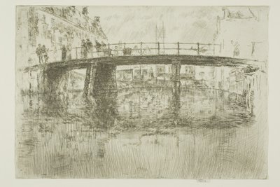 橋、アムステルダム 作： James Abbott McNeill Whistler