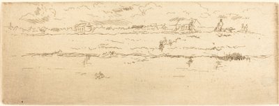 運河、オステンド 作： James Abbott McNeill Whistler