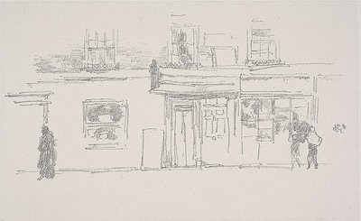 チェルシー ショップス 作： James Abbott McNeill Whistler