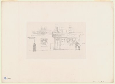 チェルシー ショップス 作： James Abbott McNeill Whistler