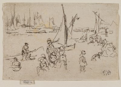 子供たち、ポーツマス 作： James Abbott McNeill Whistler