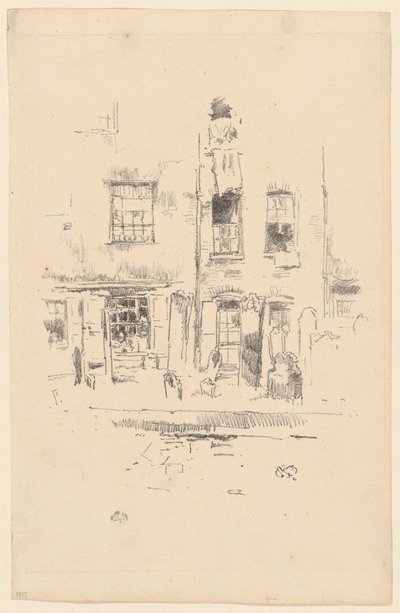チャーチヤード 作： James Abbott McNeill Whistler