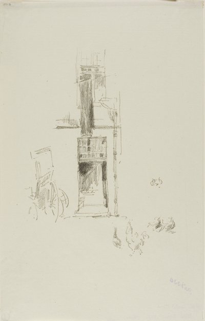 コックス アンド ヘンズ、オテル コルベール 作： James McNeill Whistler