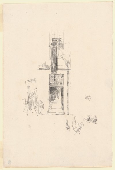 コックス アンド ヘンズ、オテル コルベール 作： James McNeill Whistler