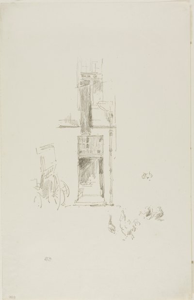 コックス アンド ヘンズ、オテル コルベール 作： James McNeill Whistler