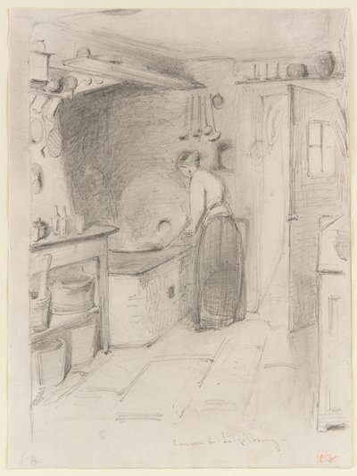 リュッツェルブルグ料理 作： James Abbott McNeill Whistler