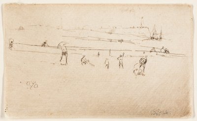 ディエップ 作： James McNeill Whistler